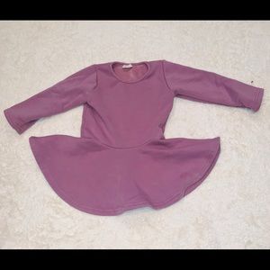 DuDu Cream Fleece Lined Dress